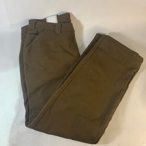 NWT Coleman Men's Size 40 x 32 Tobacco Color Fleece Lined Pants